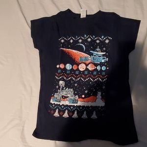 Women's Ugly Christmas Sweater style T-shirt